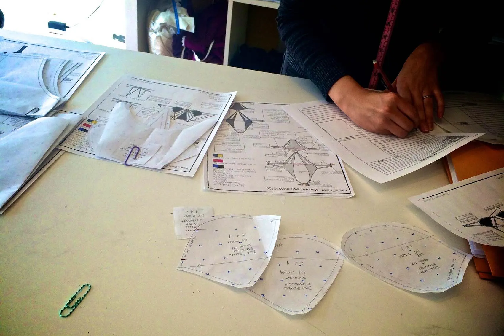 jessica designing bikini