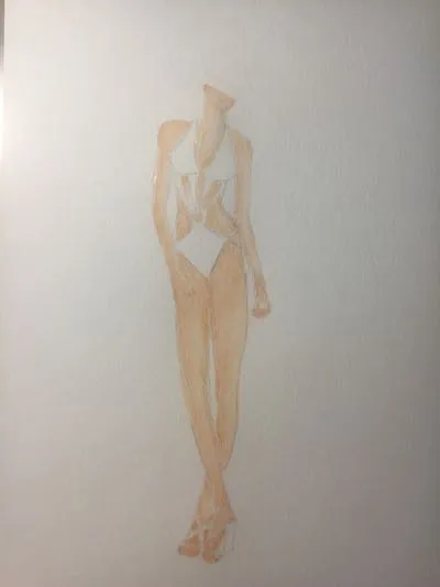 jessica designing bikini