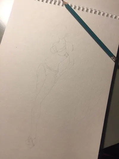 jessica designing bikini