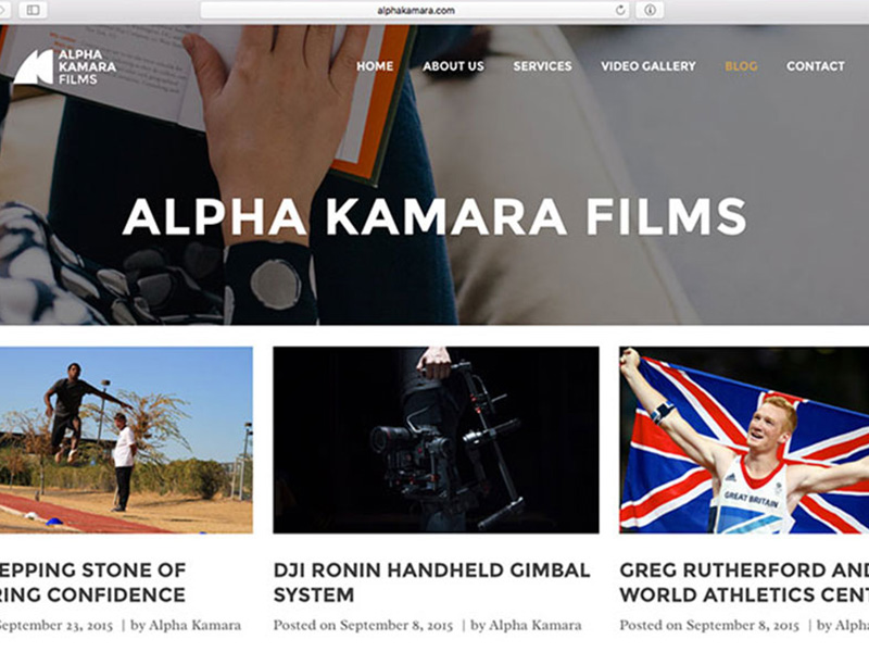 London Video Production Company Website Design