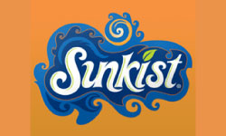 Sunkist Beverage Drink Logo Design