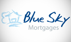 Blue Sky Mortgages Logo Design