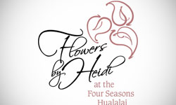 Flowers by Heidi Logo Design