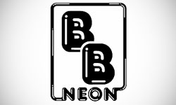 B&B Neon Logo Design
