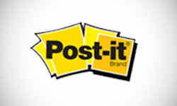 Post-It Office Supply Logo Design