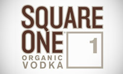 Square One Vodka Organic Food Logo Design