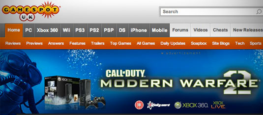 GameSpot Website Logo Design