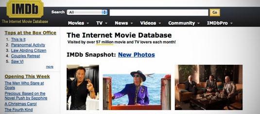 IMDb Website Logo Design