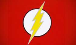 The Flash Superhero Logo Design