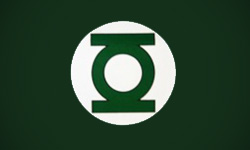 The Green Lantern Superhero Logo Design
