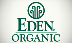 Eden Organic Vegetarian Logo Design