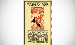 Modern Industrial and Decorative Arts Paris Logo Design