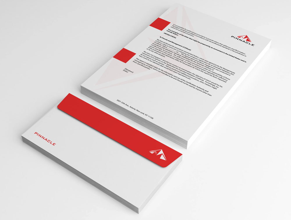 Pinnacle brand applications and marketing materials