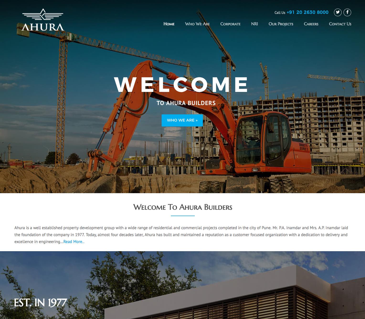 ahura builders brand identity