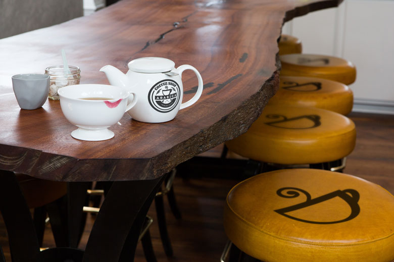 arabica coffee shop logo