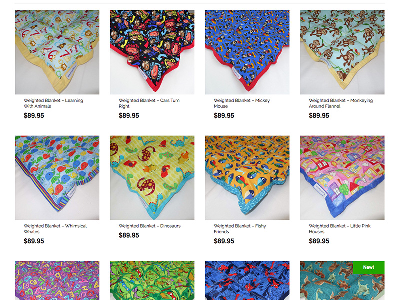 sensacalm ecommerce website