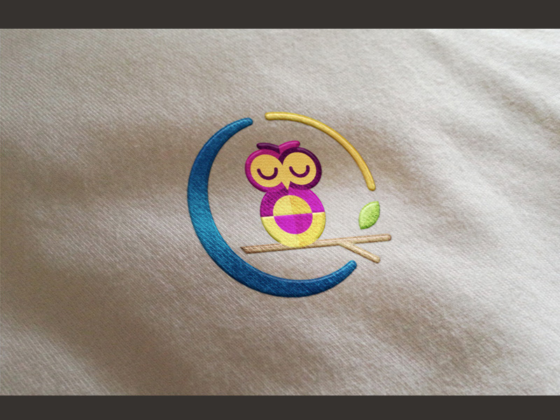 sensacalm logo design