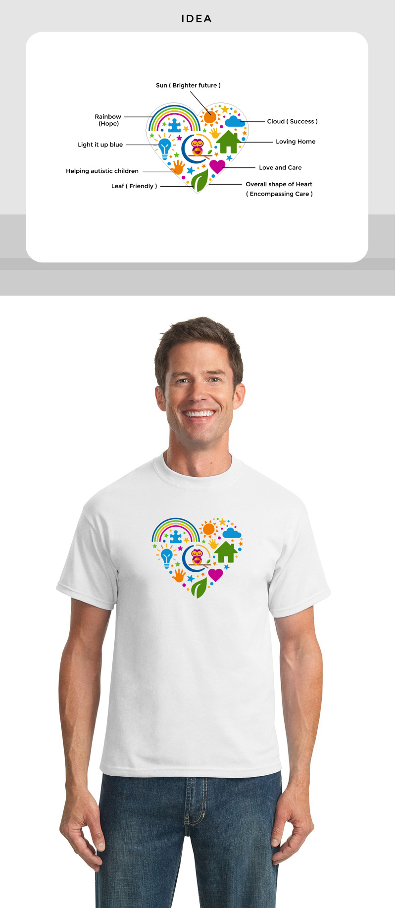 sensacalm t shirt design