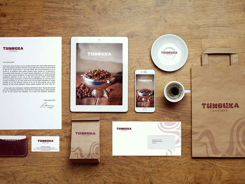 French Coffee Startup Branding