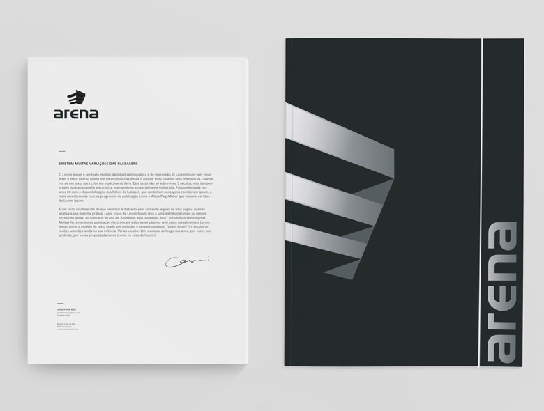 Arena Construction Branding