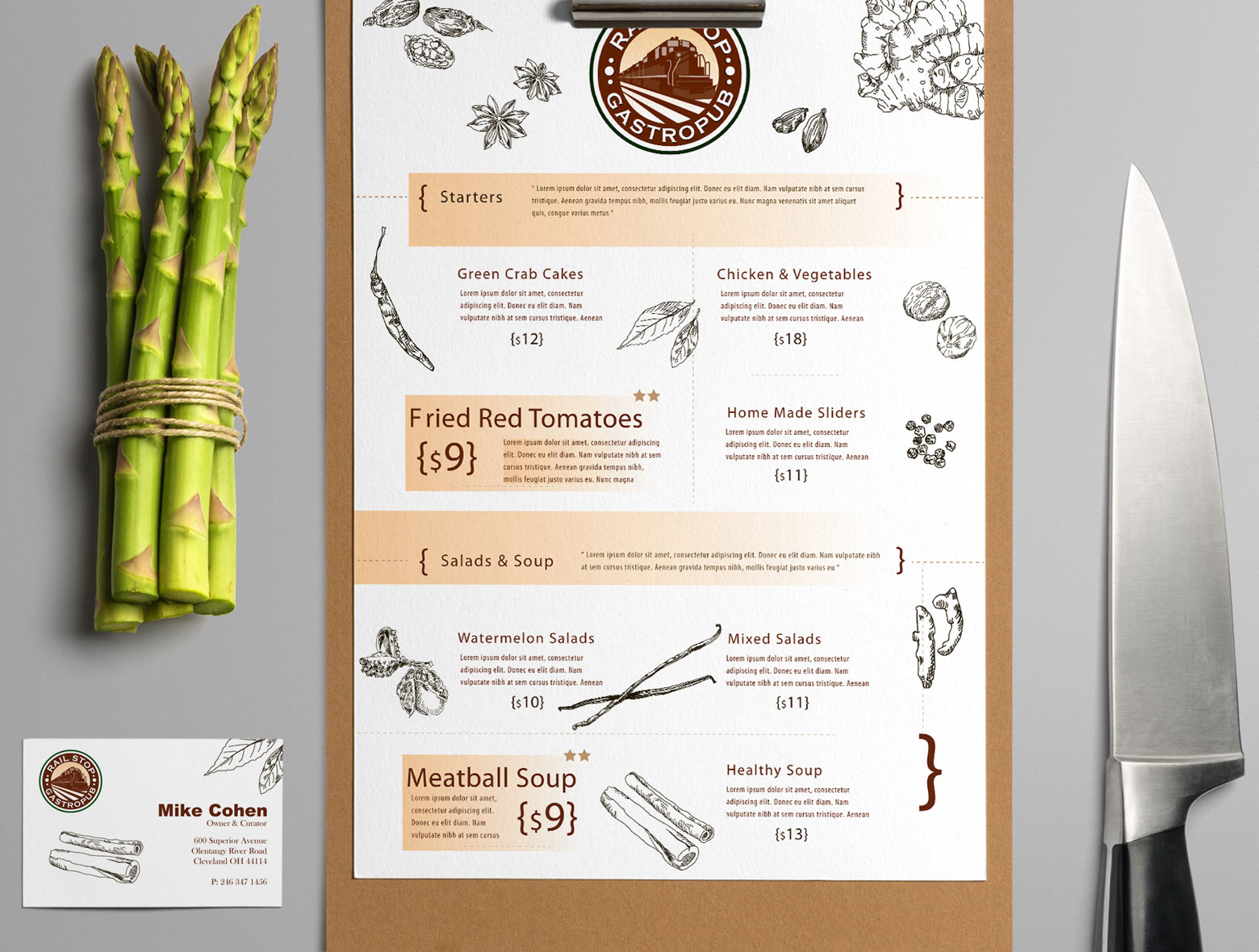 gastro pub branding