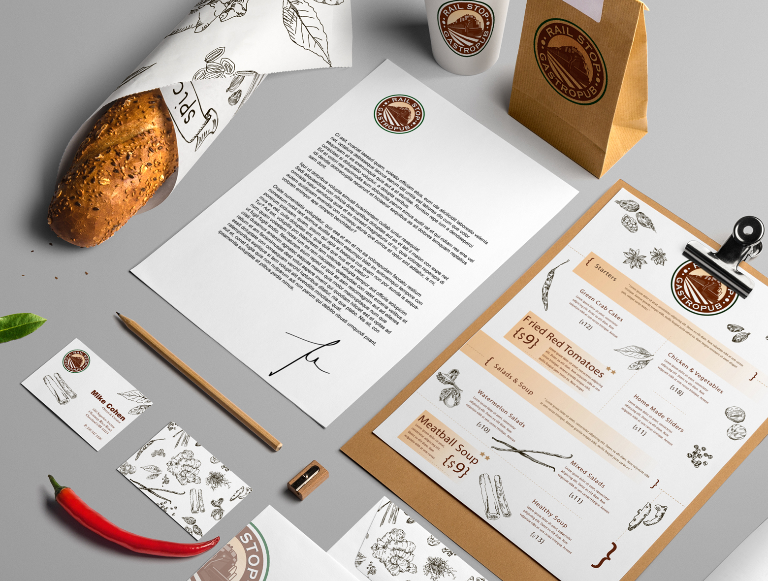 gastro pub branding