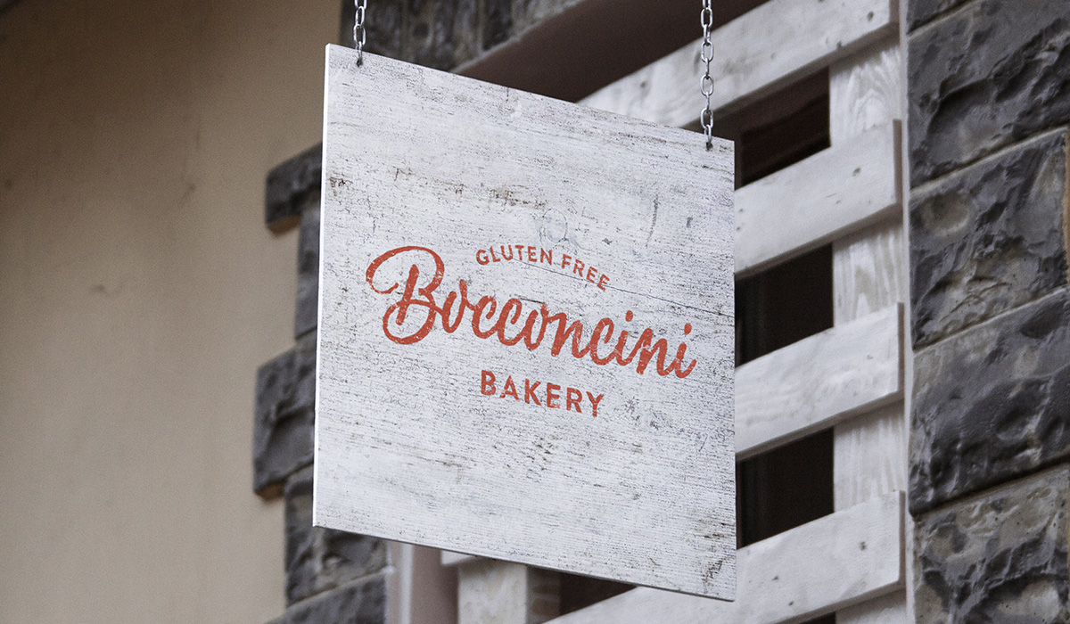 gluten free bakery logo branding