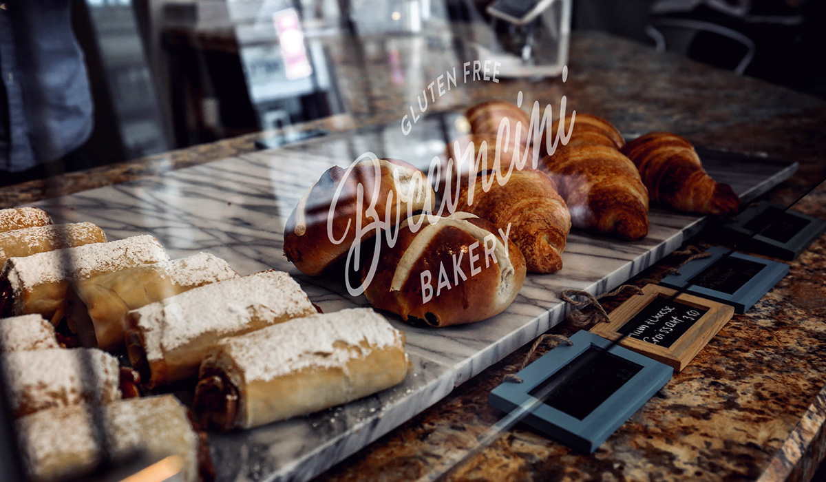gluten free bakery logo branding