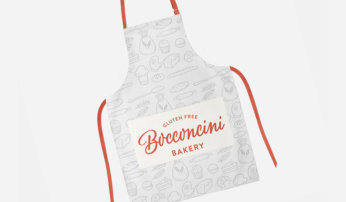 gluten free bakery logo branding