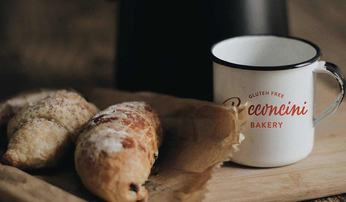 gluten free bakery logo branding