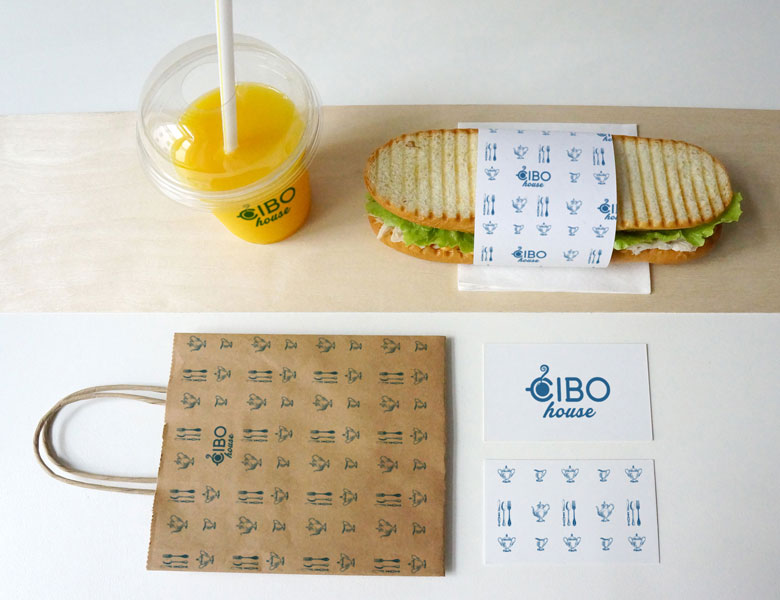 CIBO House logo design variations