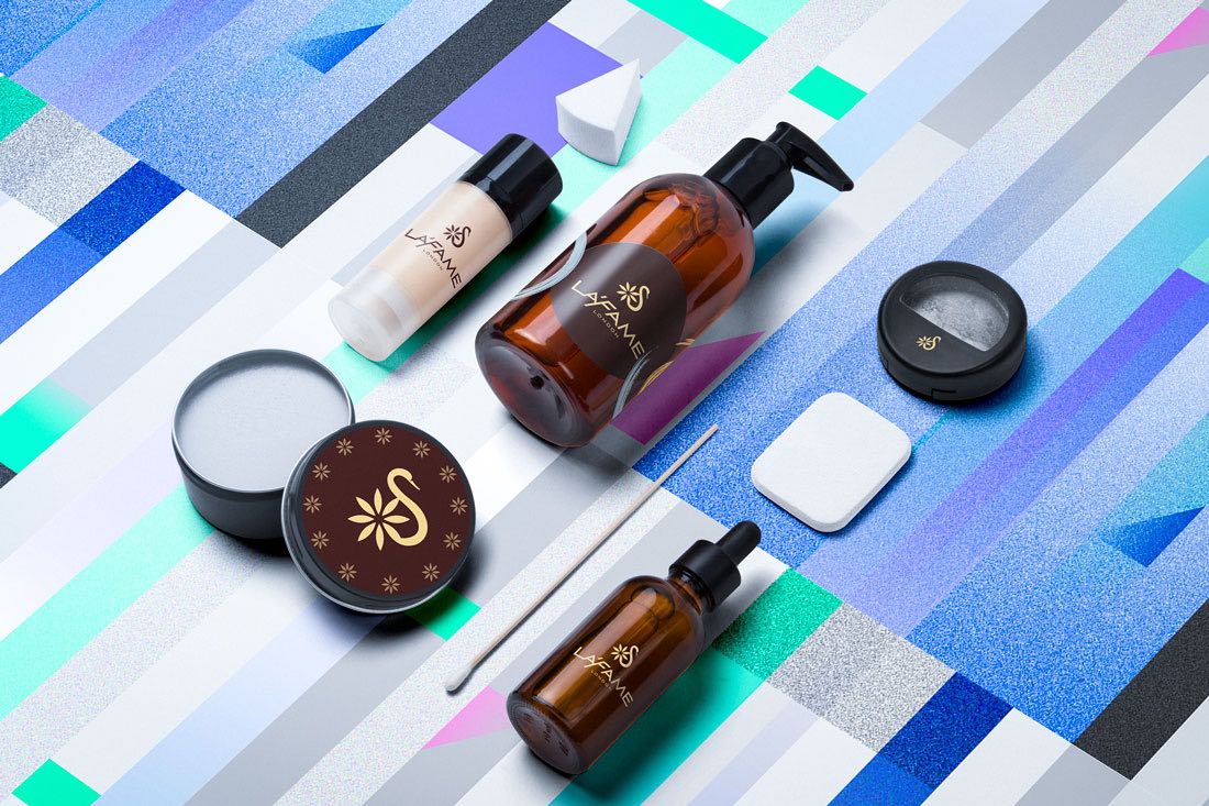 la fame london cosmetics branding