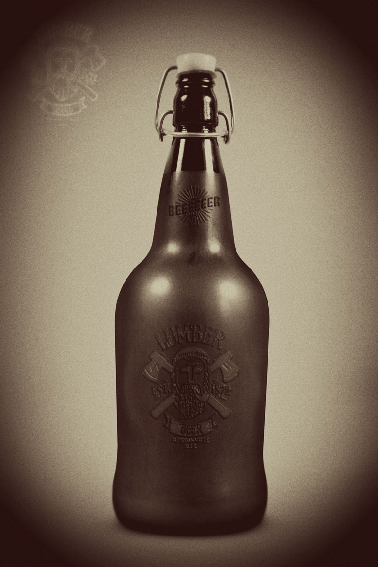 Lumber Beer logo design applications