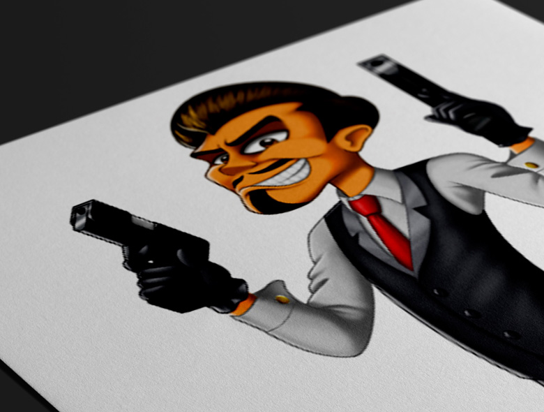 mascot character sketch