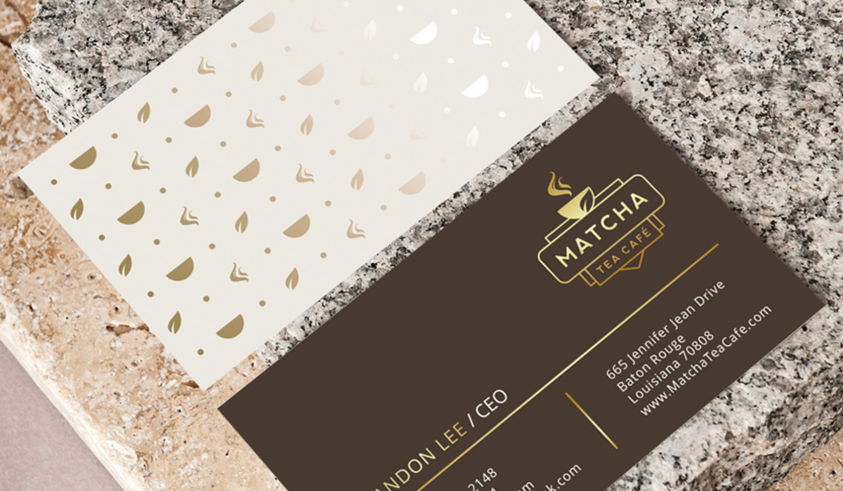 Matcha Tea Café Brand Identity