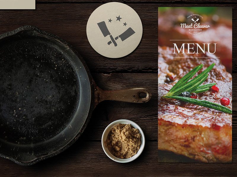 Premium American Bistro Logo Branding