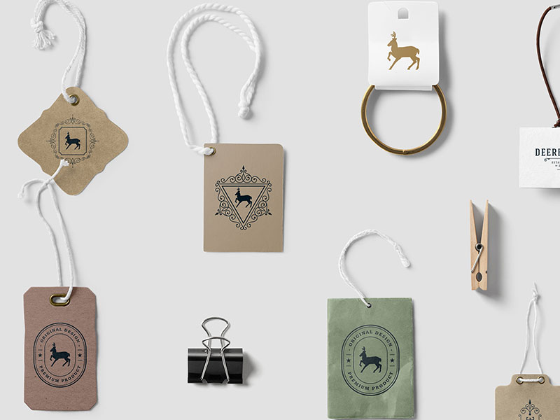 Deerbridge logo design detail