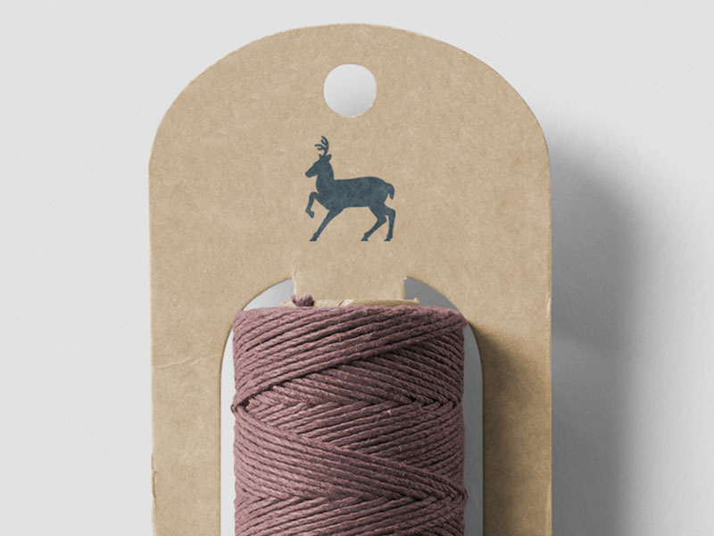 Deerbridge clothing label design