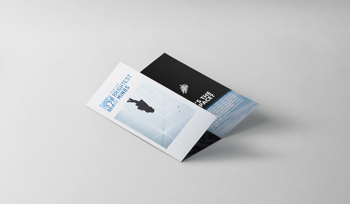 Brightest Minds logo design detail