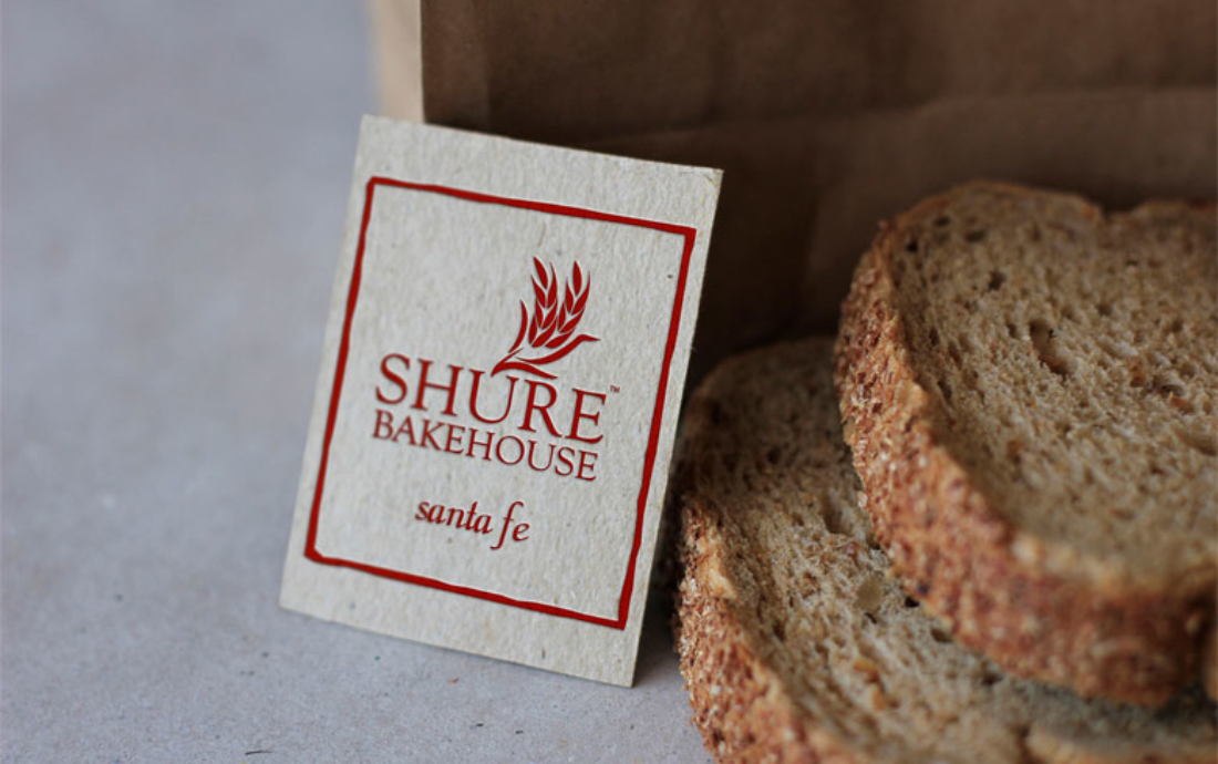 Shure Bakehouse logo design applications