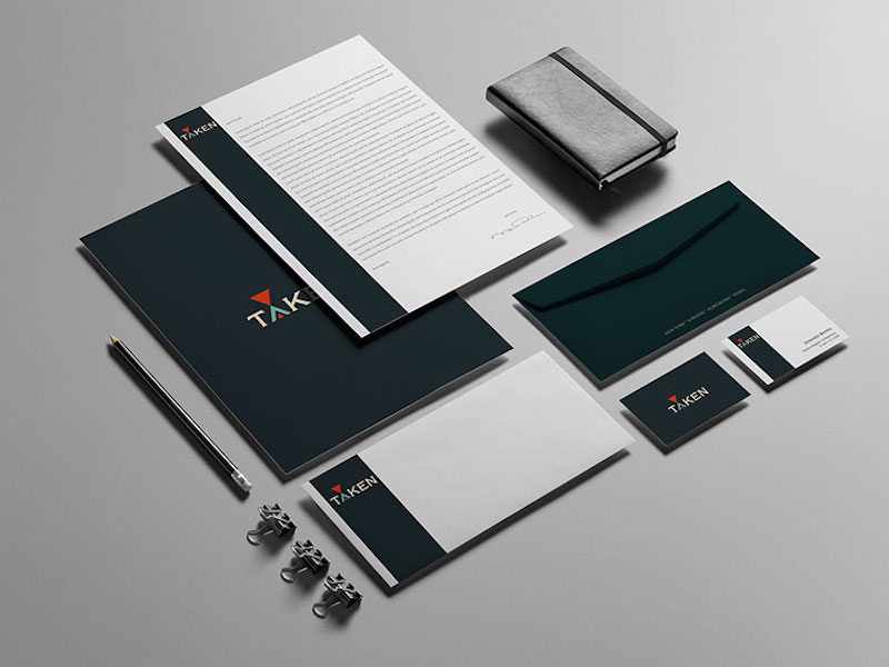 Taken Clothing Label Brand Identity
