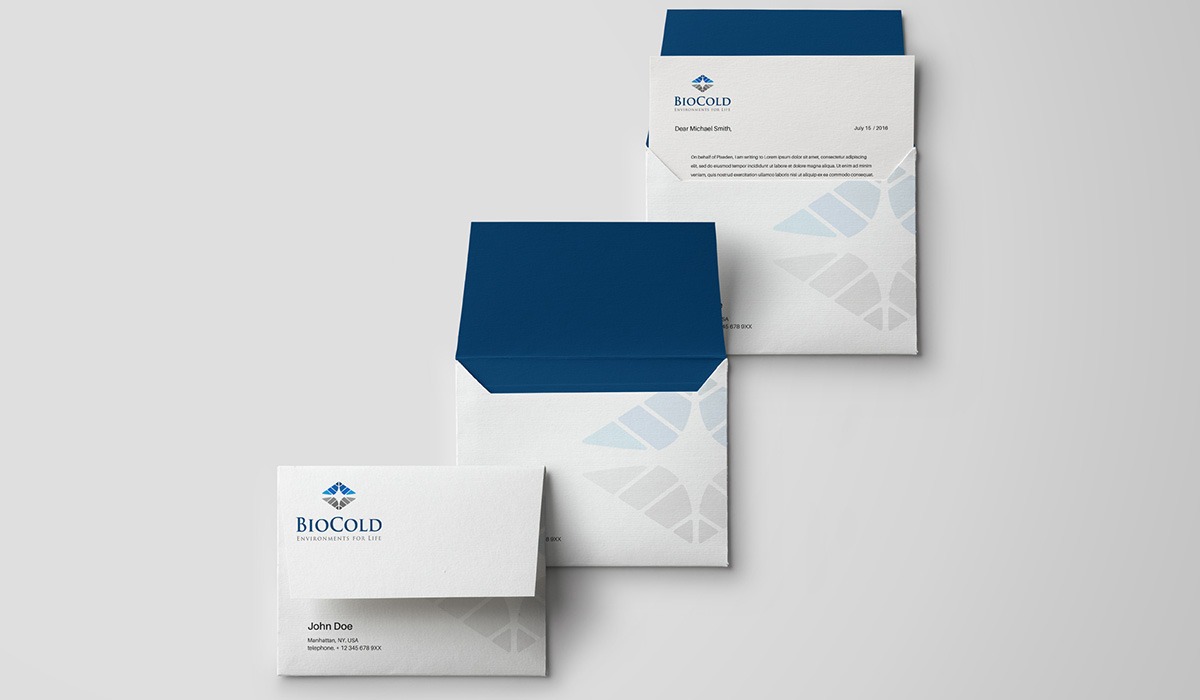 BioCold logo design detail