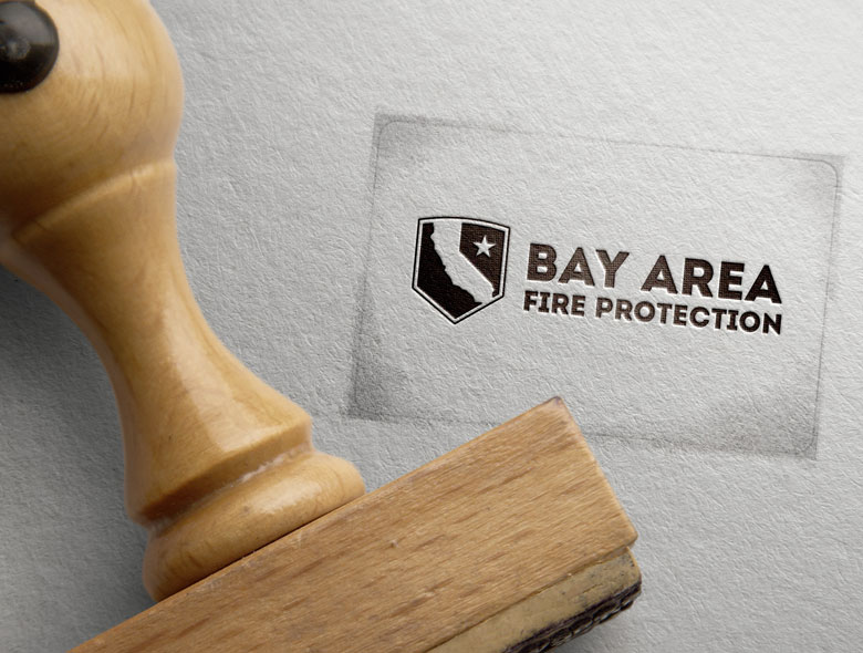 Bay Area Fire Protection Logo Design Spellbrand Brand Identity